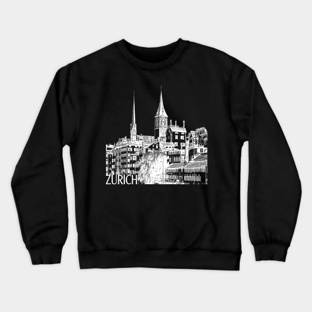 Zurich Crewneck Sweatshirt by TravelTs